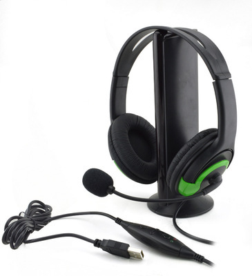 時(shí)尚黑綠新款PS3游戲機(jī)玩家耳豪華頭戴式USB電腦線控麥克風(fēng)評(píng)測(cè)與導(dǎo)購(gòu)